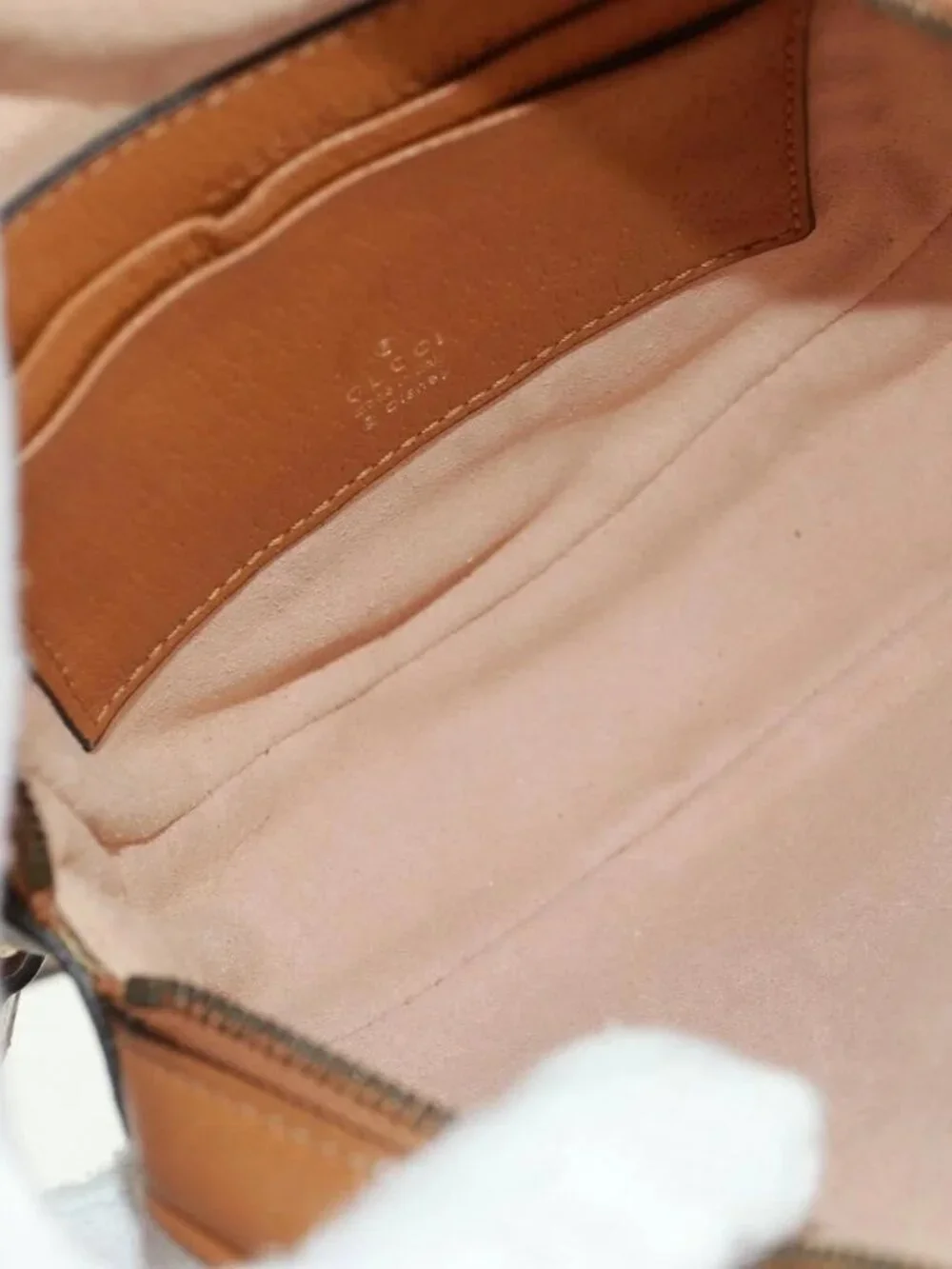 GUCCI Micro GG Supreme Disney Backpack PVC Beige Gold 603730 Auth 159823M